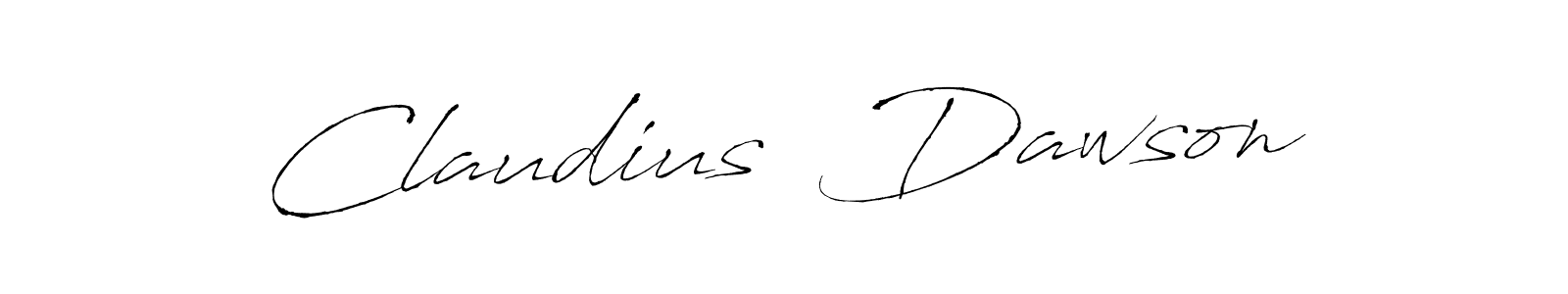 Make a beautiful signature design for name Claudius  Dawson. With this signature (Antro_Vectra) style, you can create a handwritten signature for free. Claudius  Dawson signature style 6 images and pictures png