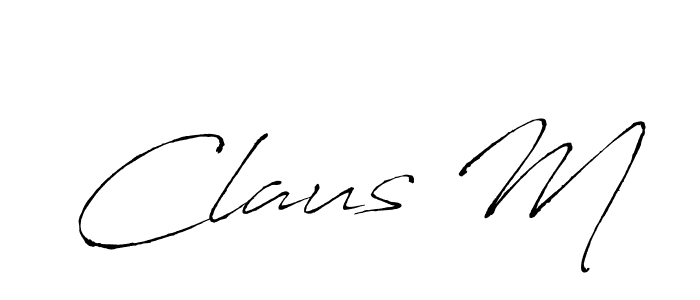 Also we have Claus M name is the best signature style. Create professional handwritten signature collection using Antro_Vectra autograph style. Claus M signature style 6 images and pictures png