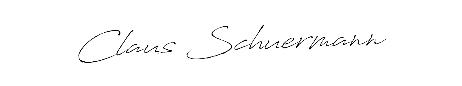 Make a beautiful signature design for name Claus Schuermann. With this signature (Antro_Vectra) style, you can create a handwritten signature for free. Claus Schuermann signature style 6 images and pictures png