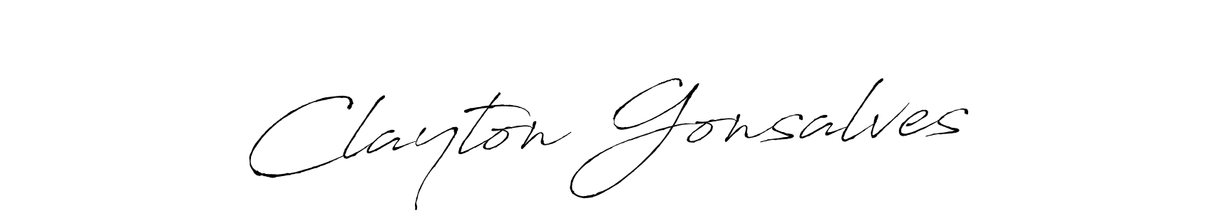 Also You can easily find your signature by using the search form. We will create Clayton Gonsalves name handwritten signature images for you free of cost using Antro_Vectra sign style. Clayton Gonsalves signature style 6 images and pictures png