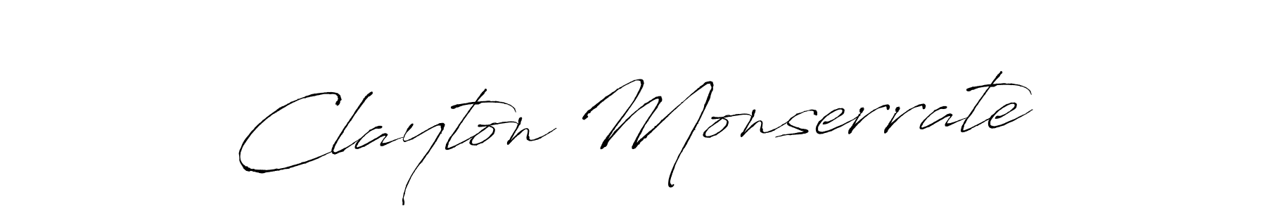 Also we have Clayton Monserrate name is the best signature style. Create professional handwritten signature collection using Antro_Vectra autograph style. Clayton Monserrate signature style 6 images and pictures png