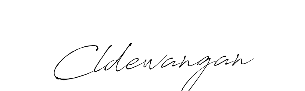 How to make Cldewangan signature? Antro_Vectra is a professional autograph style. Create handwritten signature for Cldewangan name. Cldewangan signature style 6 images and pictures png