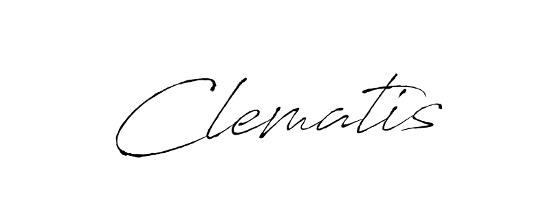 Once you've used our free online signature maker to create your best signature Antro_Vectra style, it's time to enjoy all of the benefits that Clematis name signing documents. Clematis signature style 6 images and pictures png