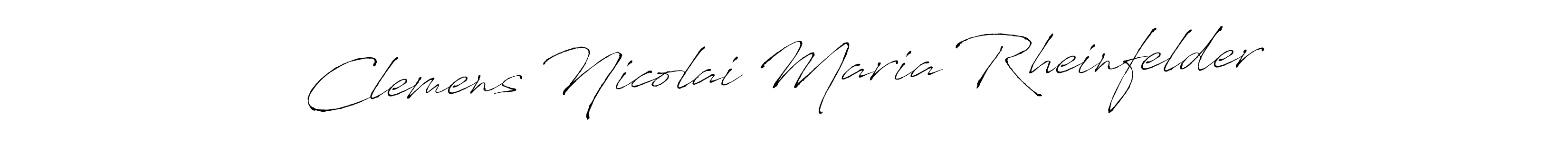 Make a beautiful signature design for name Clemens Nicolai Maria Rheinfelder. Use this online signature maker to create a handwritten signature for free. Clemens Nicolai Maria Rheinfelder signature style 6 images and pictures png