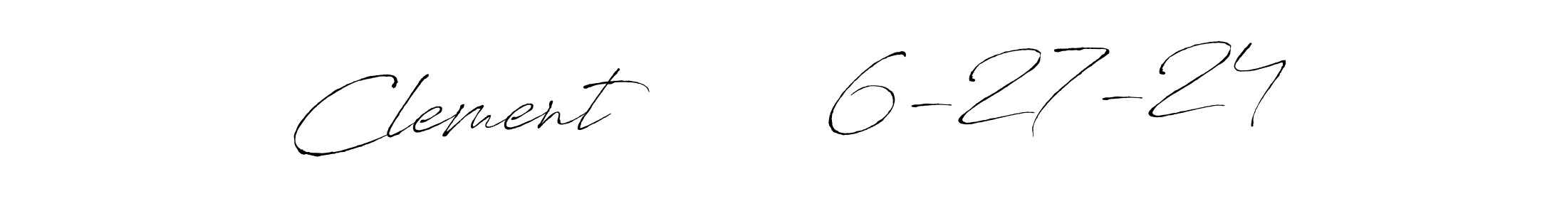 This is the best signature style for the Clement        6-27-24 name. Also you like these signature font (Antro_Vectra). Mix name signature. Clement        6-27-24 signature style 6 images and pictures png