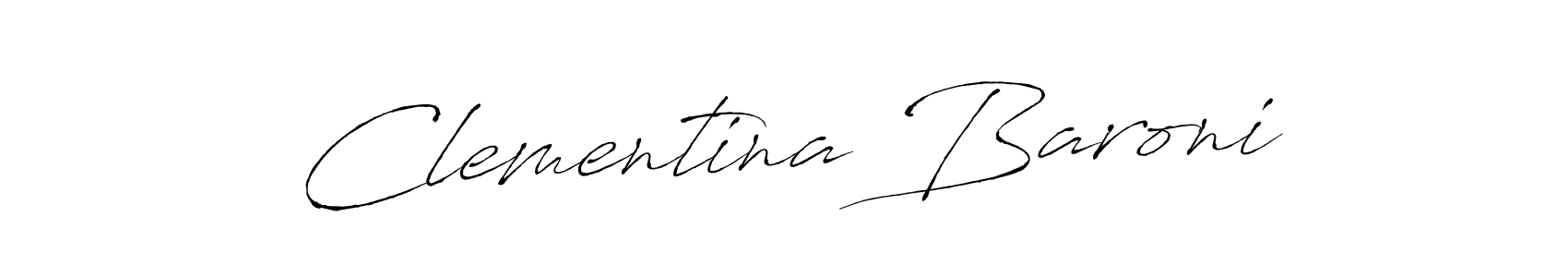 The best way (Antro_Vectra) to make a short signature is to pick only two or three words in your name. The name Clementina Baroni include a total of six letters. For converting this name. Clementina Baroni signature style 6 images and pictures png