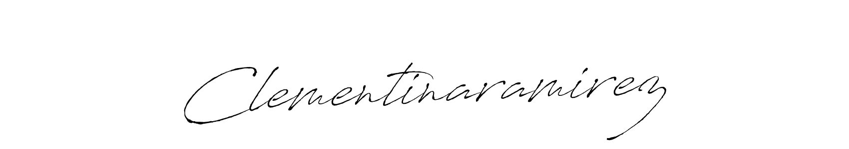 How to make Clementinaramirez name signature. Use Antro_Vectra style for creating short signs online. This is the latest handwritten sign. Clementinaramirez signature style 6 images and pictures png