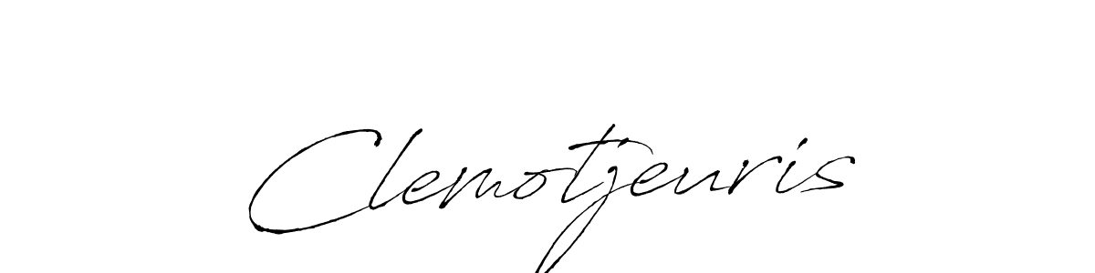 Also You can easily find your signature by using the search form. We will create Clemotjeuris name handwritten signature images for you free of cost using Antro_Vectra sign style. Clemotjeuris signature style 6 images and pictures png