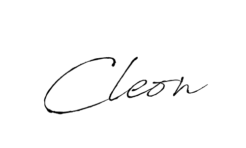 Cleon stylish signature style. Best Handwritten Sign (Antro_Vectra) for my name. Handwritten Signature Collection Ideas for my name Cleon. Cleon signature style 6 images and pictures png
