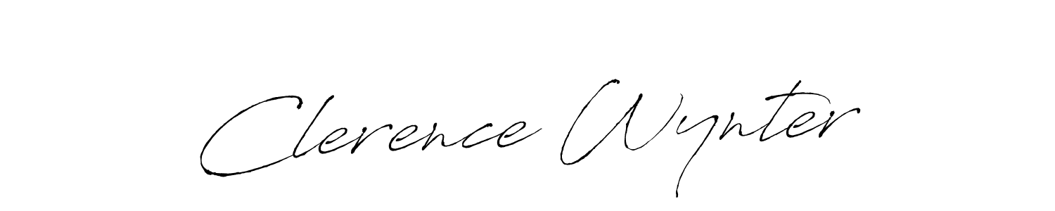 Once you've used our free online signature maker to create your best signature Antro_Vectra style, it's time to enjoy all of the benefits that Clerence Wynter name signing documents. Clerence Wynter signature style 6 images and pictures png