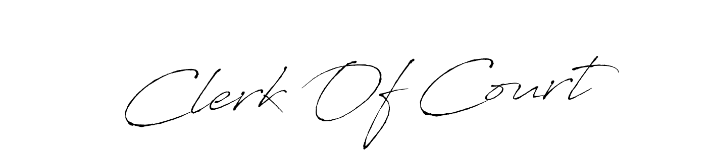 How to Draw Clerk Of Court signature style? Antro_Vectra is a latest design signature styles for name Clerk Of Court. Clerk Of Court signature style 6 images and pictures png