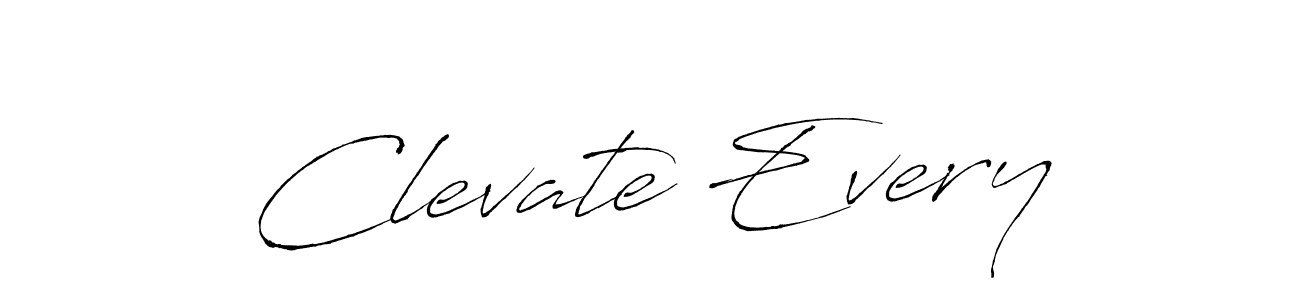 Antro_Vectra is a professional signature style that is perfect for those who want to add a touch of class to their signature. It is also a great choice for those who want to make their signature more unique. Get Clevate Every name to fancy signature for free. Clevate Every signature style 6 images and pictures png