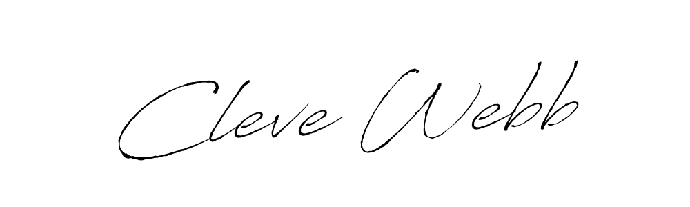 The best way (Antro_Vectra) to make a short signature is to pick only two or three words in your name. The name Cleve Webb include a total of six letters. For converting this name. Cleve Webb signature style 6 images and pictures png