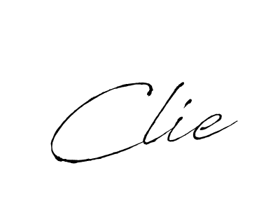 Clie stylish signature style. Best Handwritten Sign (Antro_Vectra) for my name. Handwritten Signature Collection Ideas for my name Clie. Clie signature style 6 images and pictures png