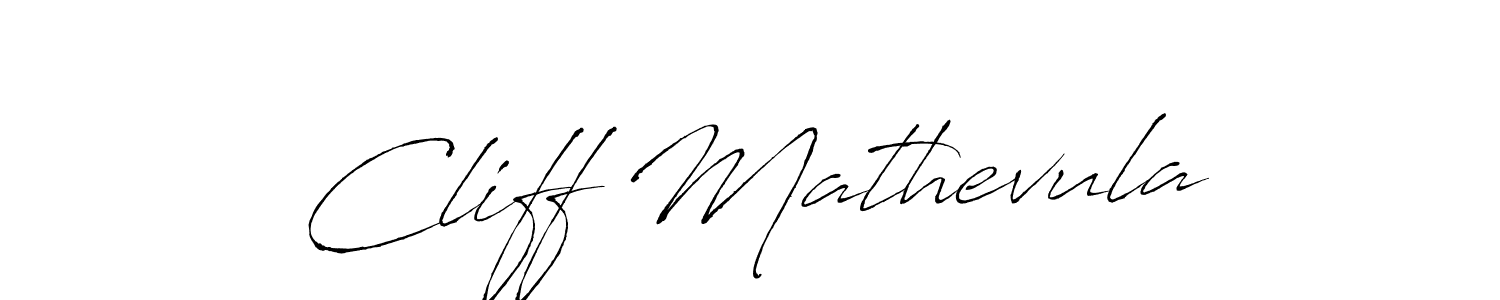 It looks lik you need a new signature style for name Cliff Mathevula. Design unique handwritten (Antro_Vectra) signature with our free signature maker in just a few clicks. Cliff Mathevula signature style 6 images and pictures png