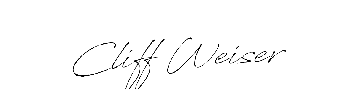 Antro_Vectra is a professional signature style that is perfect for those who want to add a touch of class to their signature. It is also a great choice for those who want to make their signature more unique. Get Cliff Weiser name to fancy signature for free. Cliff Weiser signature style 6 images and pictures png