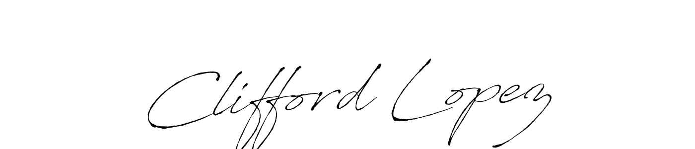 This is the best signature style for the Clifford Lopez name. Also you like these signature font (Antro_Vectra). Mix name signature. Clifford Lopez signature style 6 images and pictures png