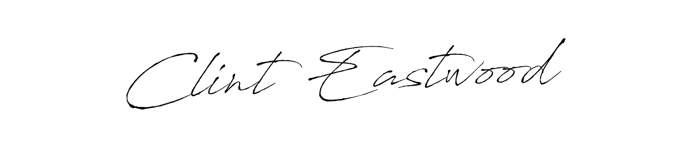 You should practise on your own different ways (Antro_Vectra) to write your name (Clint Eastwood) in signature. don't let someone else do it for you. Clint Eastwood signature style 6 images and pictures png