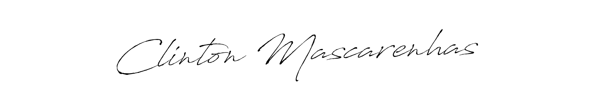 How to make Clinton Mascarenhas signature? Antro_Vectra is a professional autograph style. Create handwritten signature for Clinton Mascarenhas name. Clinton Mascarenhas signature style 6 images and pictures png