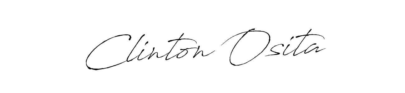 It looks lik you need a new signature style for name Clinton Osita. Design unique handwritten (Antro_Vectra) signature with our free signature maker in just a few clicks. Clinton Osita signature style 6 images and pictures png
