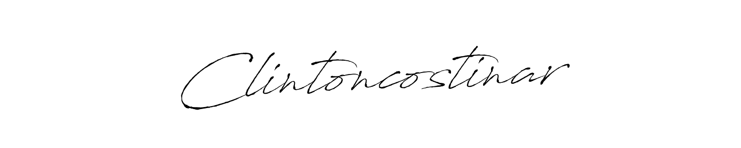 You should practise on your own different ways (Antro_Vectra) to write your name (Clintoncostinar) in signature. don't let someone else do it for you. Clintoncostinar signature style 6 images and pictures png