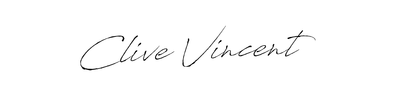 Also You can easily find your signature by using the search form. We will create Clive Vincent name handwritten signature images for you free of cost using Antro_Vectra sign style. Clive Vincent signature style 6 images and pictures png