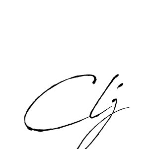 How to make Clj name signature. Use Antro_Vectra style for creating short signs online. This is the latest handwritten sign. Clj signature style 6 images and pictures png