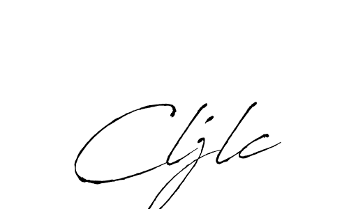 Create a beautiful signature design for name Cljlc. With this signature (Antro_Vectra) fonts, you can make a handwritten signature for free. Cljlc signature style 6 images and pictures png