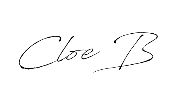 Also we have Cloe B name is the best signature style. Create professional handwritten signature collection using Antro_Vectra autograph style. Cloe B signature style 6 images and pictures png