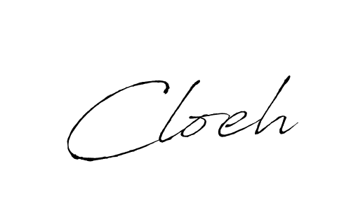 It looks lik you need a new signature style for name Cloeh. Design unique handwritten (Antro_Vectra) signature with our free signature maker in just a few clicks. Cloeh signature style 6 images and pictures png