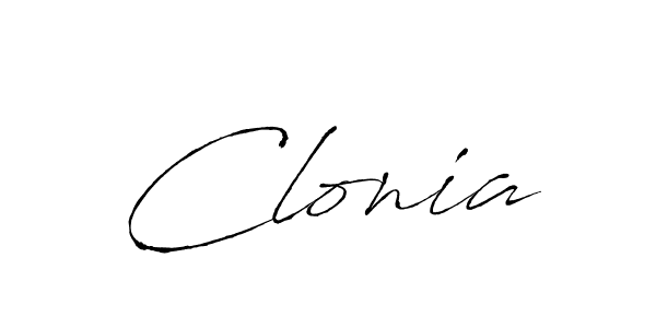 Once you've used our free online signature maker to create your best signature Antro_Vectra style, it's time to enjoy all of the benefits that Clonia name signing documents. Clonia signature style 6 images and pictures png