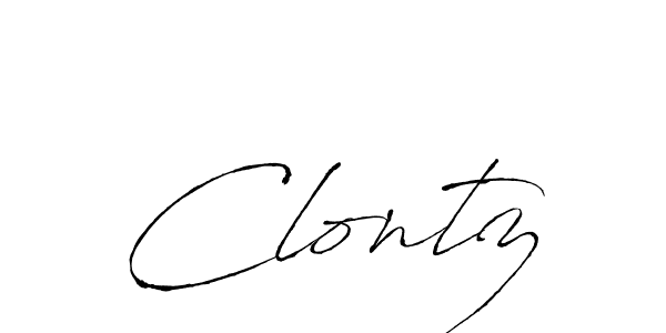 if you are searching for the best signature style for your name Clontz. so please give up your signature search. here we have designed multiple signature styles  using Antro_Vectra. Clontz signature style 6 images and pictures png