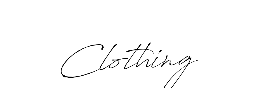 Use a signature maker to create a handwritten signature online. With this signature software, you can design (Antro_Vectra) your own signature for name Clothing . Clothing  signature style 6 images and pictures png