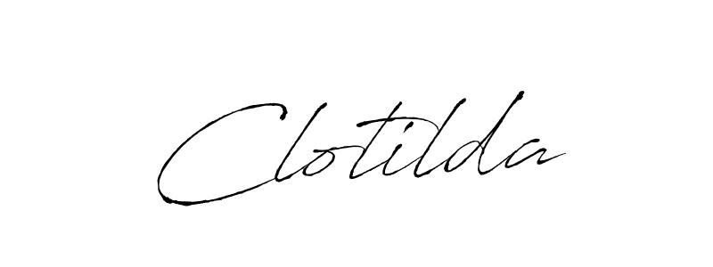 How to make Clotilda signature? Antro_Vectra is a professional autograph style. Create handwritten signature for Clotilda name. Clotilda signature style 6 images and pictures png