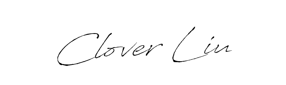 The best way (Antro_Vectra) to make a short signature is to pick only two or three words in your name. The name Clover Liu include a total of six letters. For converting this name. Clover Liu signature style 6 images and pictures png