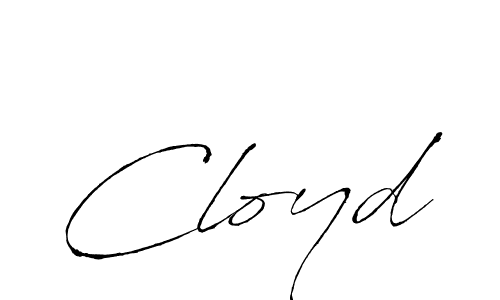 Make a beautiful signature design for name Cloyd. With this signature (Antro_Vectra) style, you can create a handwritten signature for free. Cloyd signature style 6 images and pictures png