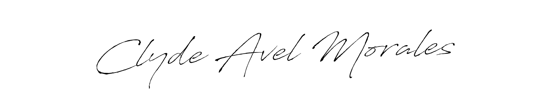 if you are searching for the best signature style for your name Clyde Avel Morales. so please give up your signature search. here we have designed multiple signature styles  using Antro_Vectra. Clyde Avel Morales signature style 6 images and pictures png