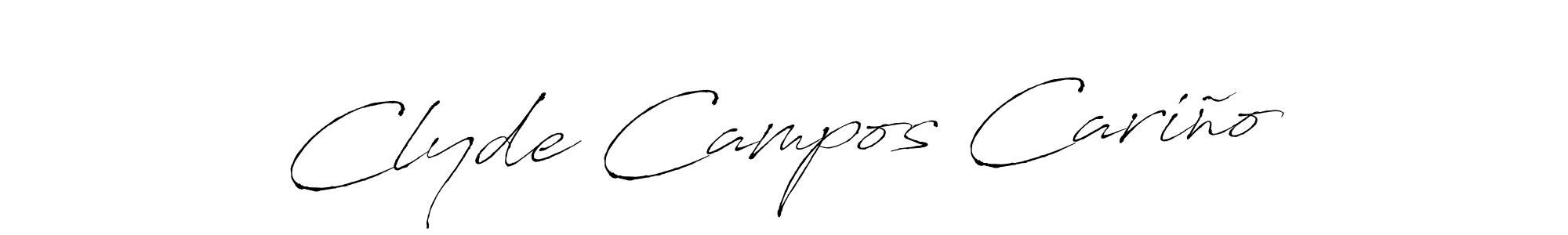 You can use this online signature creator to create a handwritten signature for the name Clyde Campos Cariño. This is the best online autograph maker. Clyde Campos Cariño signature style 6 images and pictures png