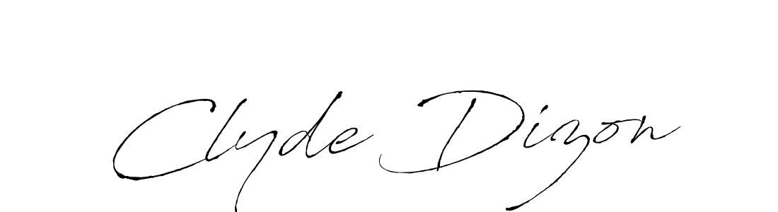 You should practise on your own different ways (Antro_Vectra) to write your name (Clyde Dizon) in signature. don't let someone else do it for you. Clyde Dizon signature style 6 images and pictures png