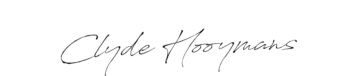 How to make Clyde Hooymans name signature. Use Antro_Vectra style for creating short signs online. This is the latest handwritten sign. Clyde Hooymans signature style 6 images and pictures png