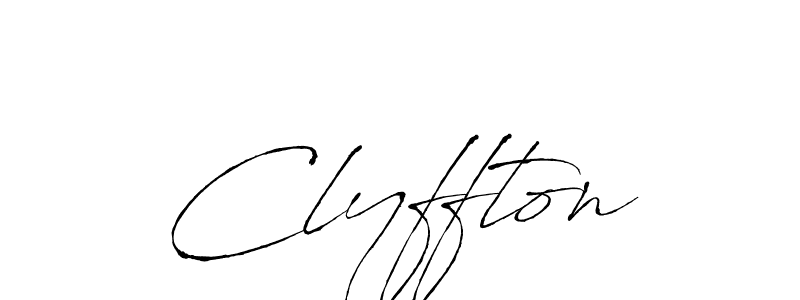 Once you've used our free online signature maker to create your best signature Antro_Vectra style, it's time to enjoy all of the benefits that Clyffton name signing documents. Clyffton signature style 6 images and pictures png