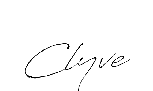 Create a beautiful signature design for name Clyve. With this signature (Antro_Vectra) fonts, you can make a handwritten signature for free. Clyve signature style 6 images and pictures png