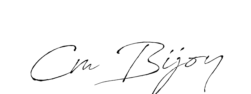 Create a beautiful signature design for name Cm Bijoy. With this signature (Antro_Vectra) fonts, you can make a handwritten signature for free. Cm Bijoy signature style 6 images and pictures png