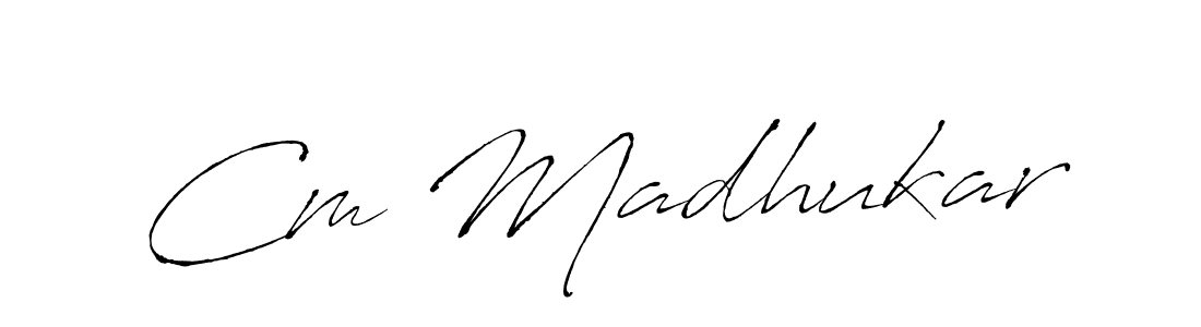 See photos of Cm Madhukar official signature by Spectra . Check more albums & portfolios. Read reviews & check more about Antro_Vectra font. Cm Madhukar signature style 6 images and pictures png