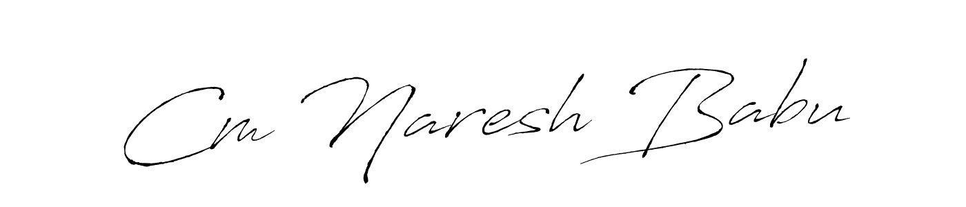 if you are searching for the best signature style for your name Cm Naresh Babu. so please give up your signature search. here we have designed multiple signature styles  using Antro_Vectra. Cm Naresh Babu signature style 6 images and pictures png