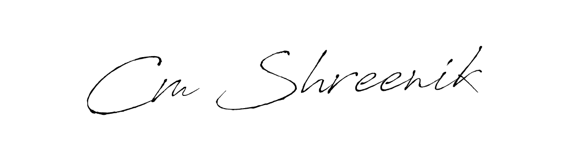 How to Draw Cm Shreenik signature style? Antro_Vectra is a latest design signature styles for name Cm Shreenik. Cm Shreenik signature style 6 images and pictures png