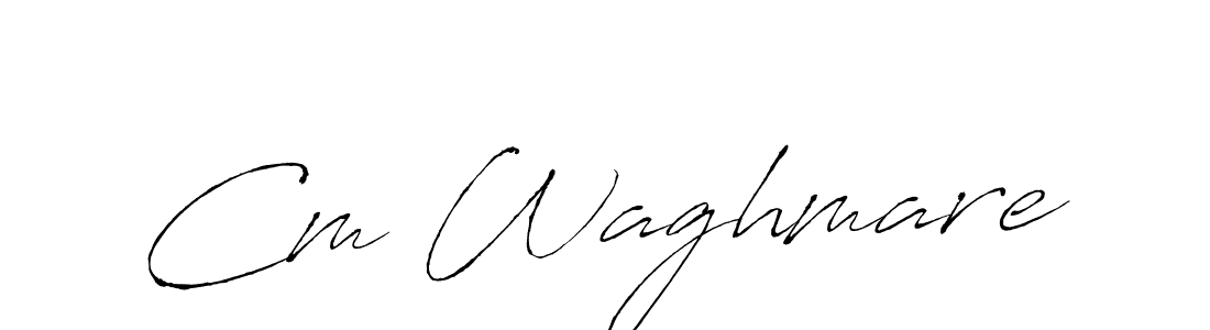 Also we have Cm Waghmare name is the best signature style. Create professional handwritten signature collection using Antro_Vectra autograph style. Cm Waghmare signature style 6 images and pictures png