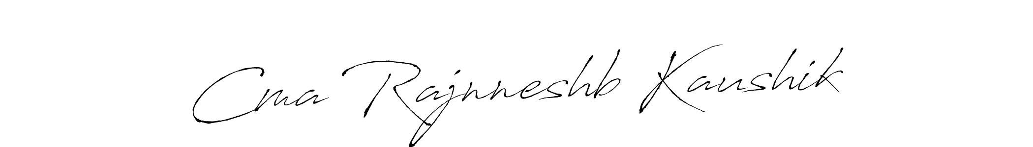 Design your own signature with our free online signature maker. With this signature software, you can create a handwritten (Antro_Vectra) signature for name Cma Rajnneshb Kaushik. Cma Rajnneshb Kaushik signature style 6 images and pictures png
