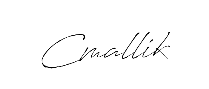 Design your own signature with our free online signature maker. With this signature software, you can create a handwritten (Antro_Vectra) signature for name Cmallik. Cmallik signature style 6 images and pictures png