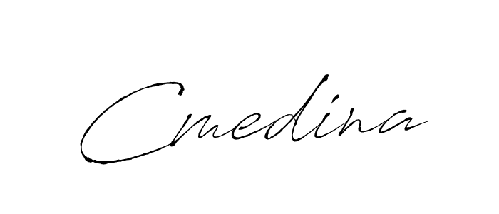 You should practise on your own different ways (Antro_Vectra) to write your name (Cmedina) in signature. don't let someone else do it for you. Cmedina signature style 6 images and pictures png
